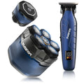 2-in-1 Men's Grooming Kit Cordless Hair Clippers Shaver Beard Trimmer Set